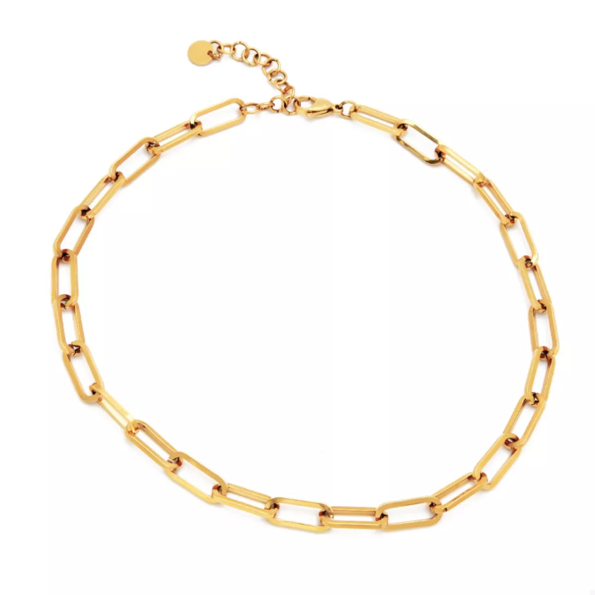 18K Gold-Plated Chain Necklace – J's Jazzy Jewelz